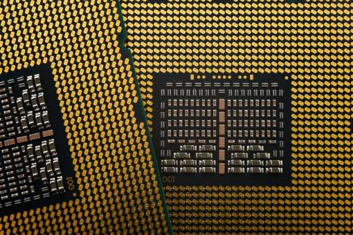 chip CPU procesador chip computadora macro tecnología antecedentes