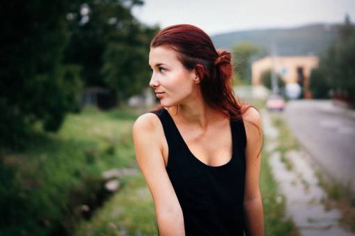 people  girl  woman  beauty  trees  road  model