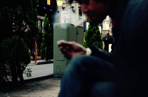 cigarette people  man  smoking  cigarette  outside
