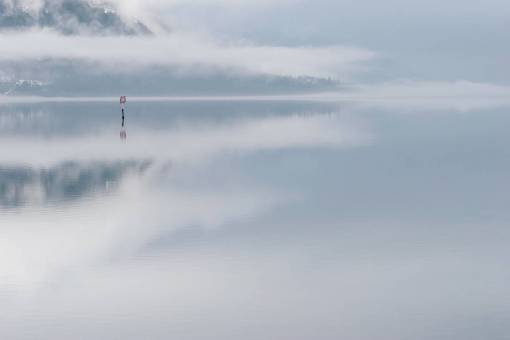 pond sea  fog  pond  clouds  mountains  adventure  trees