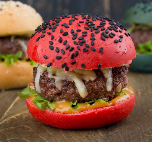 veganism Beetroot bun burger