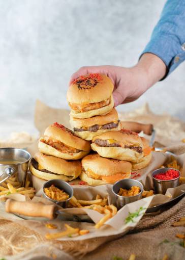 rustico Hamburguesa con queso