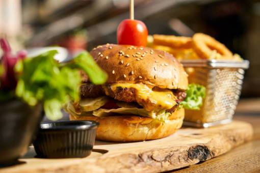 grande Hamburguesa con queso