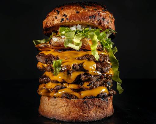 rustico Hamburguesa con queso