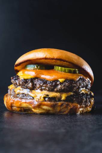 rustico Hamburguesa con queso