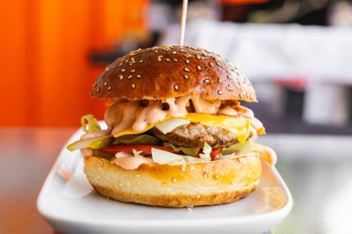 rustico Hamburguesa con queso