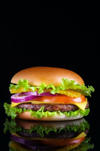 rustico Hamburguesa con queso
