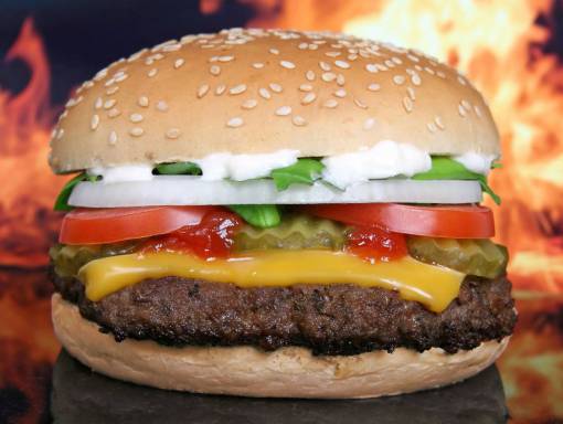 rustico Hamburguesa con queso