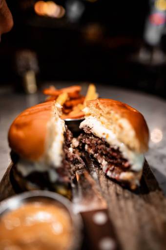rustico Hamburguesa con queso