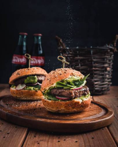 rustico Hamburguesa con queso