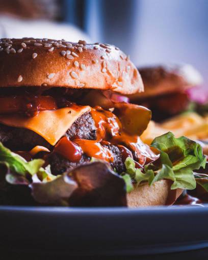 rustico Hamburguesa con queso
