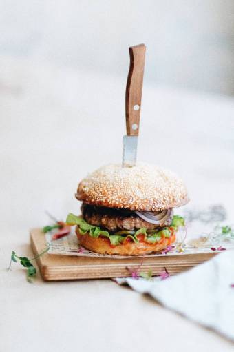 clasico Hamburguesa con queso