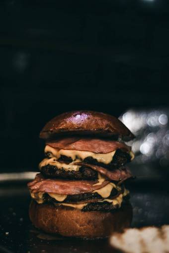 rustico Hamburguesa con queso