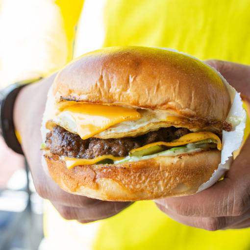 vacio Mano, tenencia, hamburguesa