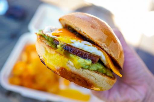 vacio Mano, tenencia, hamburguesa