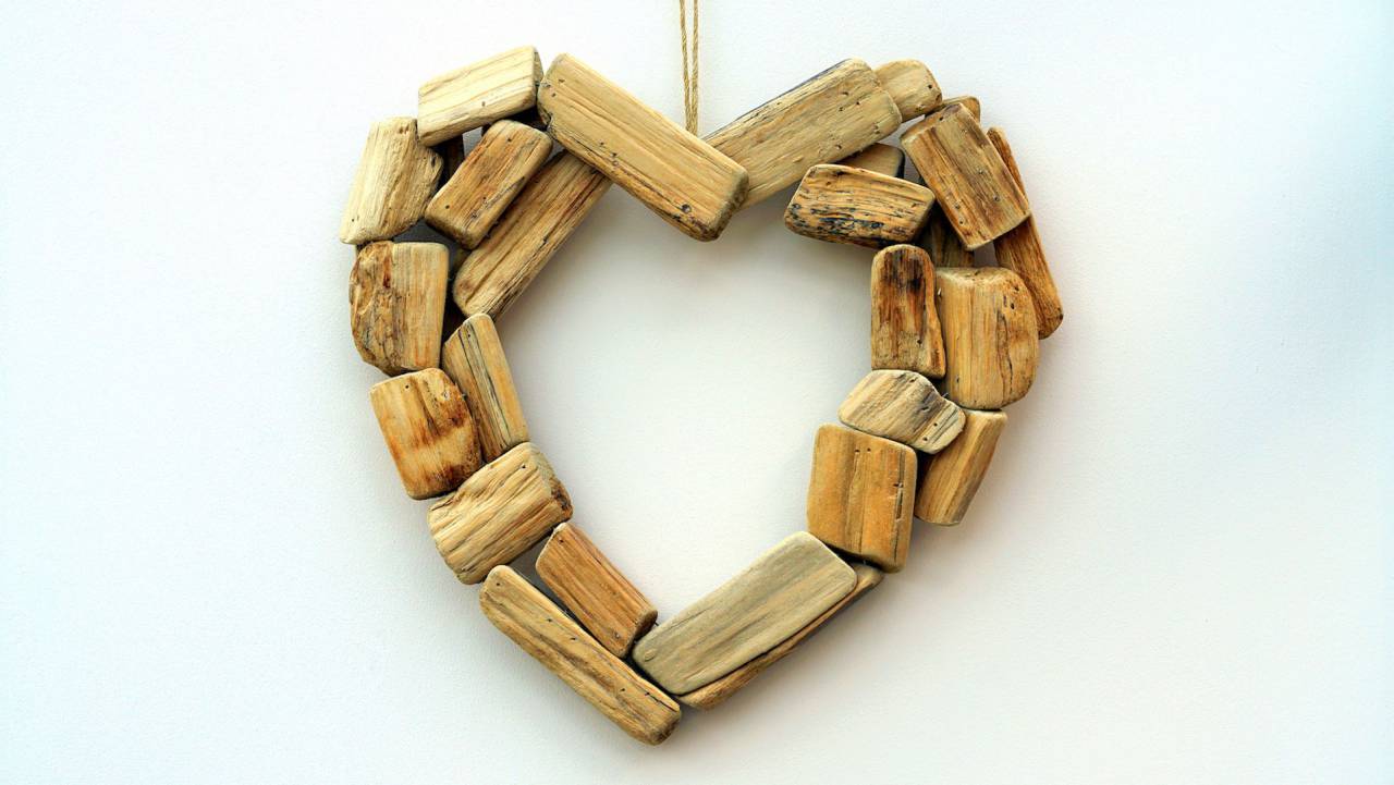 arts, crafts, design, wood, heart, ornament, decorate
, 