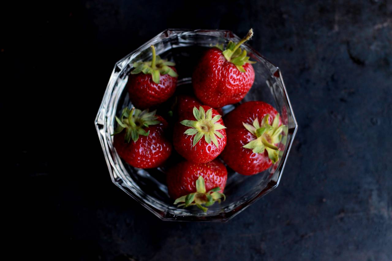 food, eat, fruits, strawberries, bowl, pile, stack, top, view, red
, 