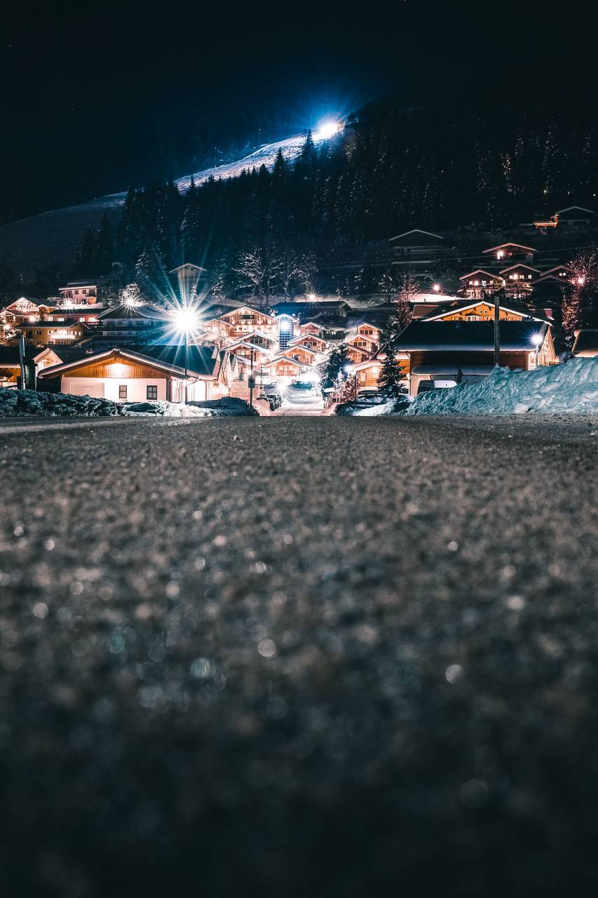household, dark, night, floor, road, light, home, trees, woods
, 