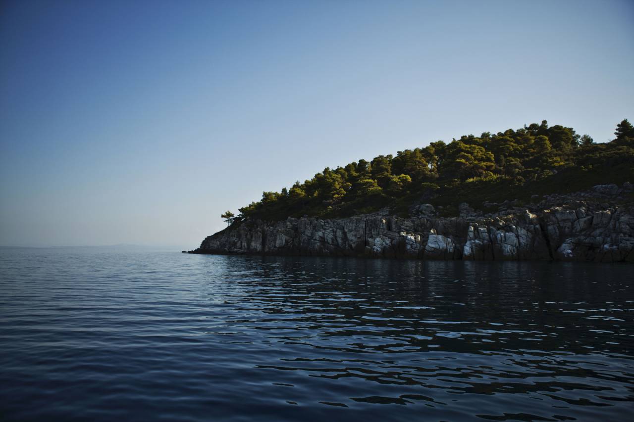 naturaleza, paisaje, agua, océano, mar, nubes, cielo, azul, árboles, hojas,