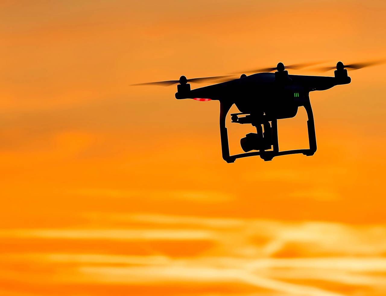 laranja, céu, nuvem, pôr do sol, silhueta, câmera, drone, fotografia,