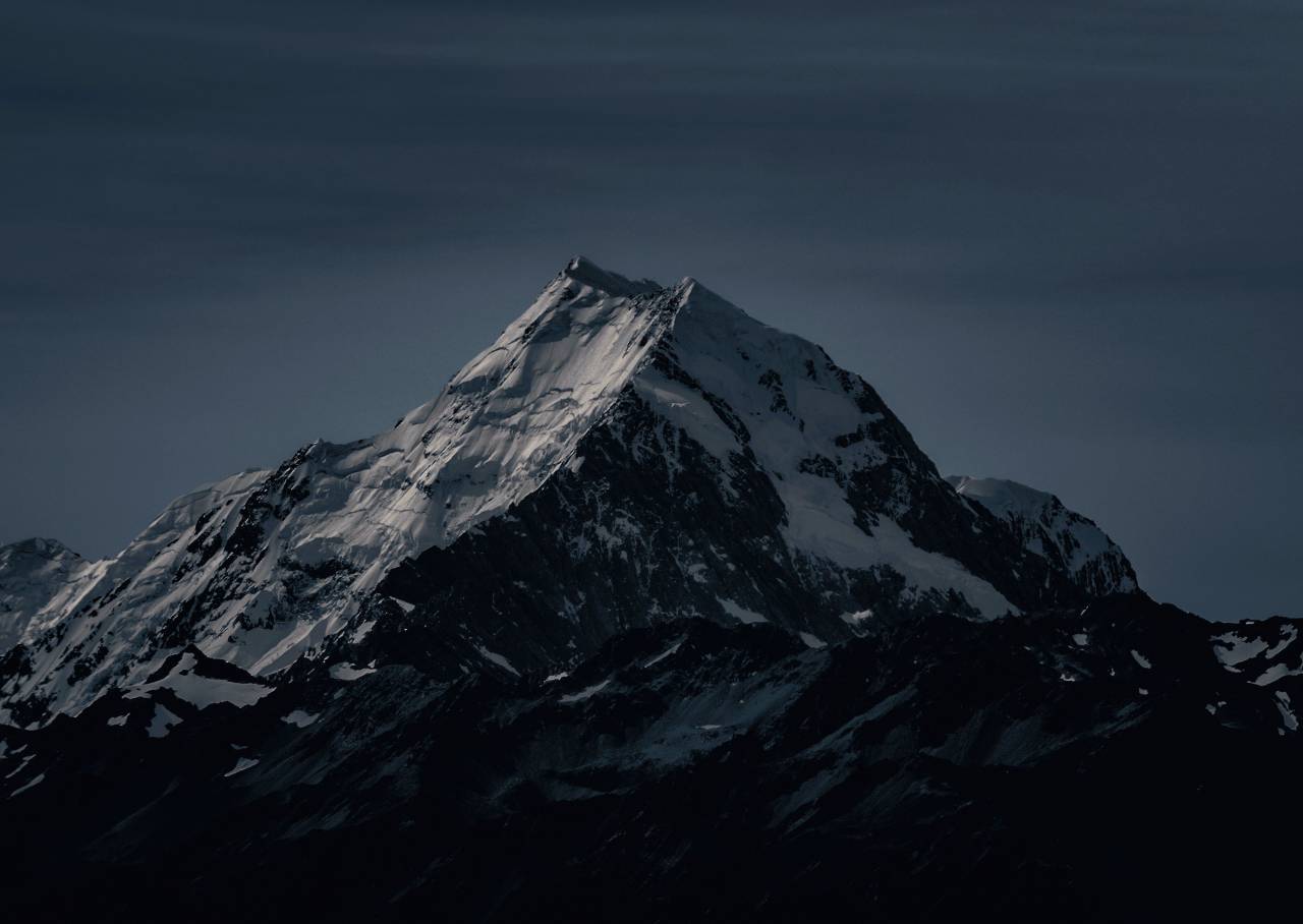 nieve, montaña, cumbre, escénico, paisaje, fondo, pico, cielo, cresta, frío, fresco, rocoso, valle, hielo, noche, escarcha, oscuro,