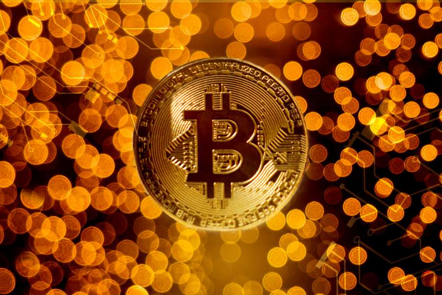 bank, banking, bit, bitcoin, business, buy, cash, closeup, coin, currency, digital, economy, electronic, exchange, finance, financial, gold, golden, internet, market, metal, money, pay, sign, symbol, trade, virtual, web, blur, background, 