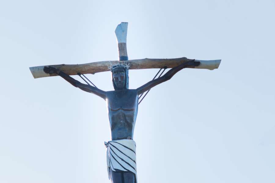 Estátua, Jesus Cristo, Baradero, Buenos Aires, américa latina, dia, madeira, ninguém, província, rio parana,