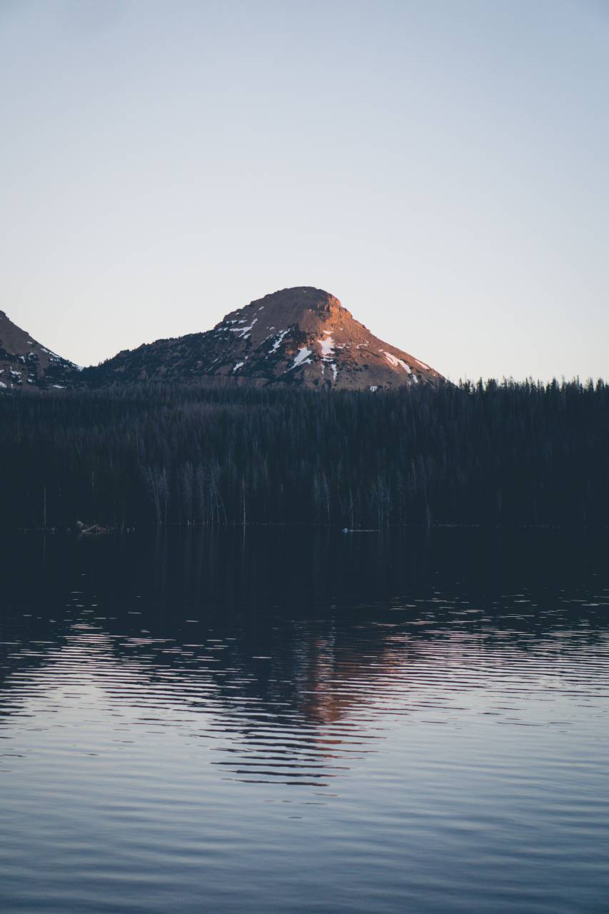 Lago, agua, árboles, plantas, naturaleza, montaña, valle, paisaje, cielo,
