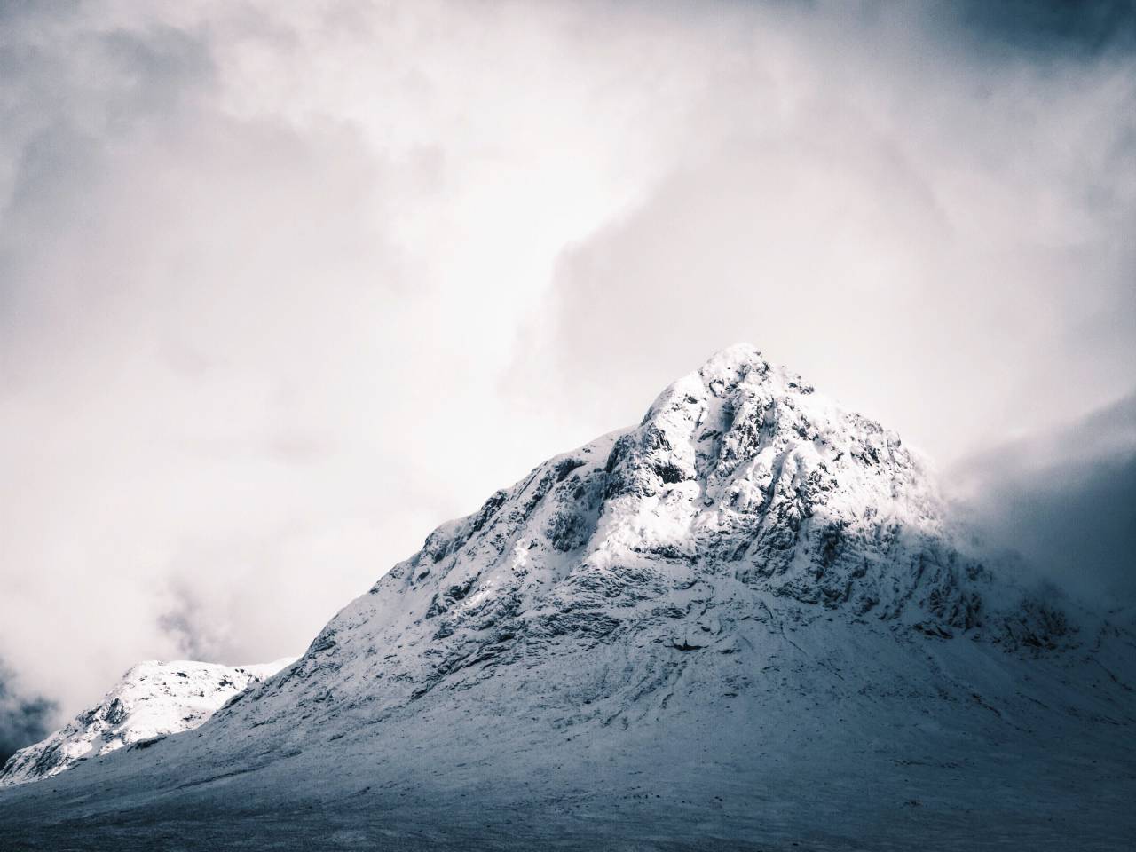 mountains, snow, landscape, nature, cold, winter, sky, fog, foggy, clouds, cloudy
, 