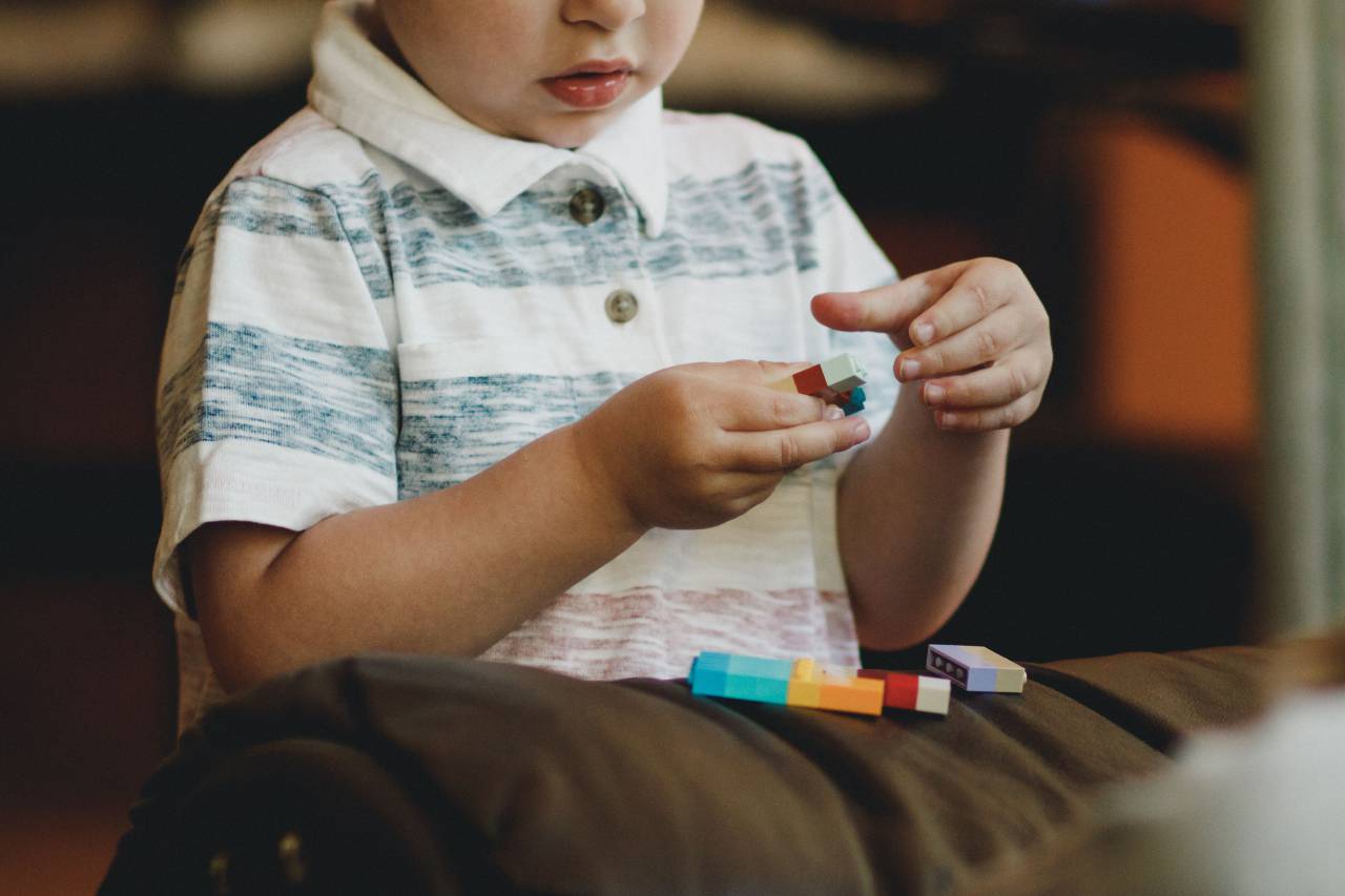gente, niño, niño, bebé, niña, niño, jugando,