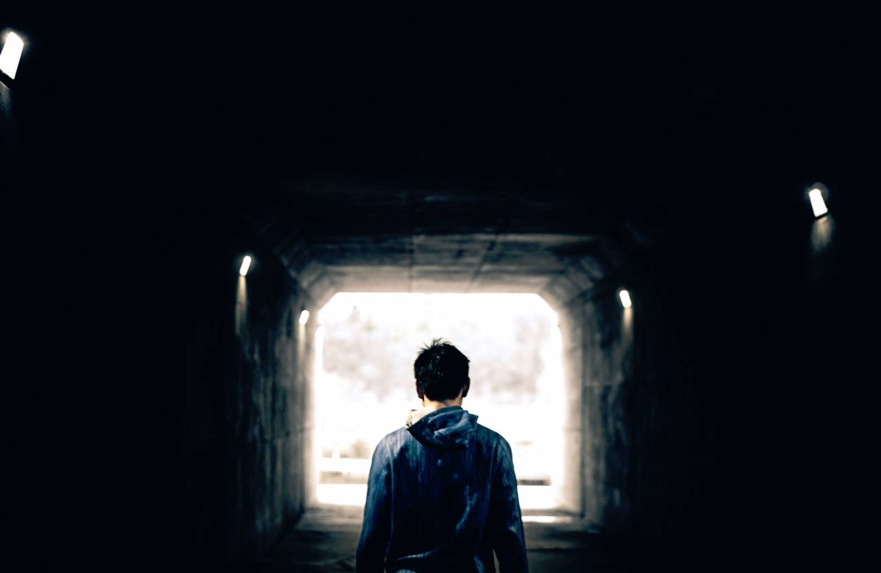 dark, tunnel, people, man, guy, millenials, travel, light
, 