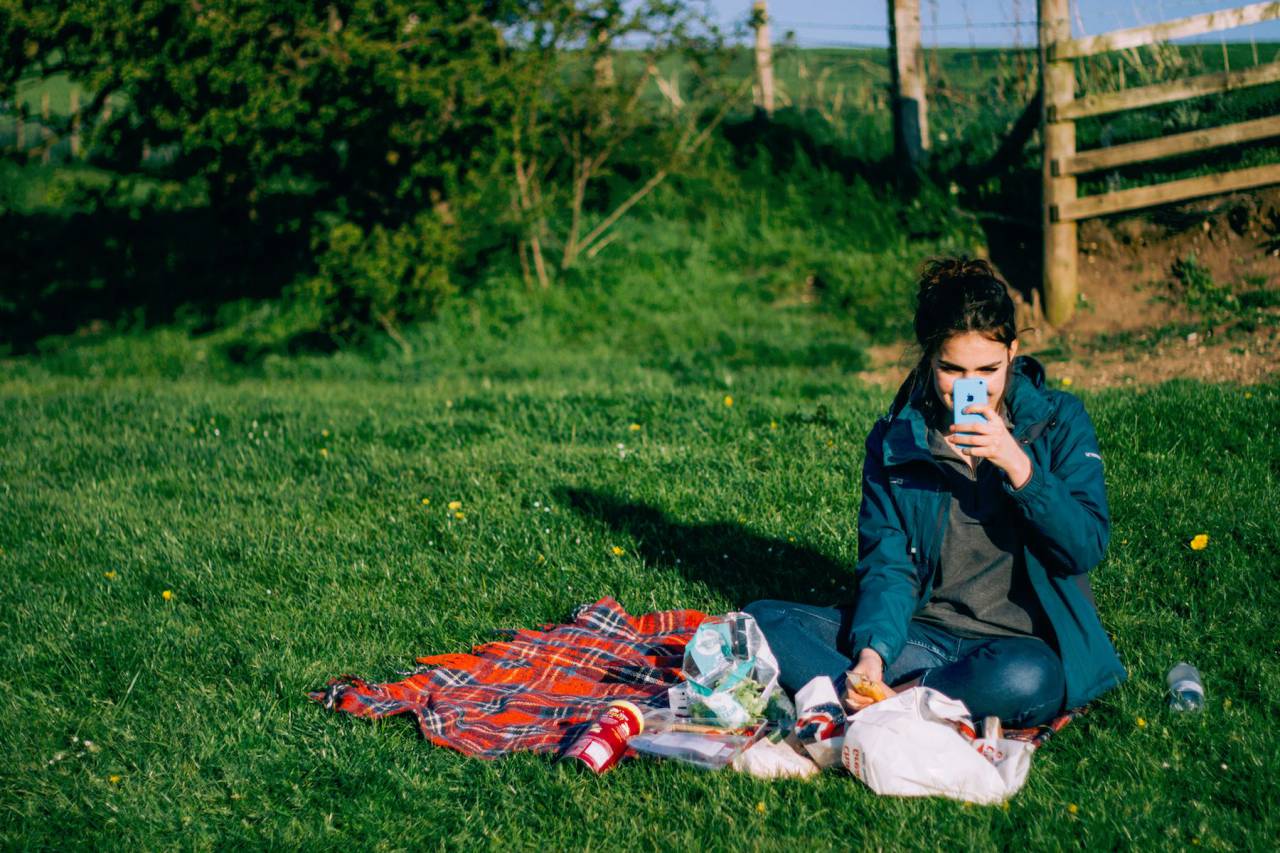 nature, grass, plants, people, girl, lady, woman, iphone, picnic, photography, millenials
, 