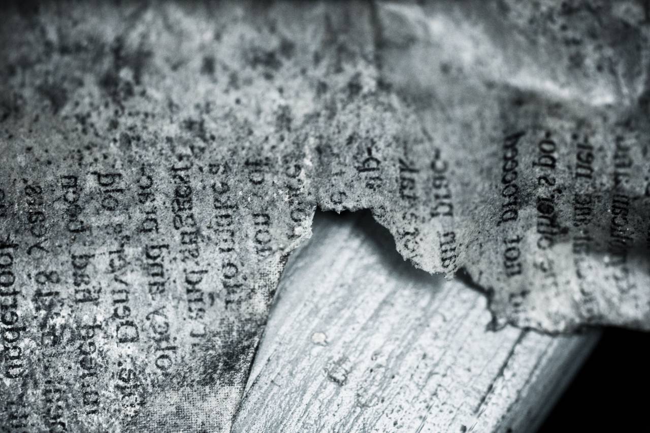old, vintage, book, page, burned, letters, wood
, 