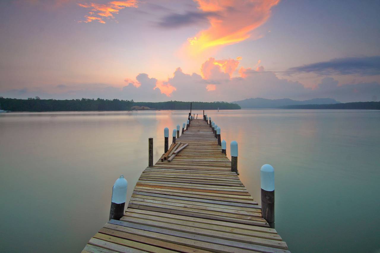 Marina, horizonte, mar, agua, nubes, cielo, puesta de sol, naturaleza, viajes,