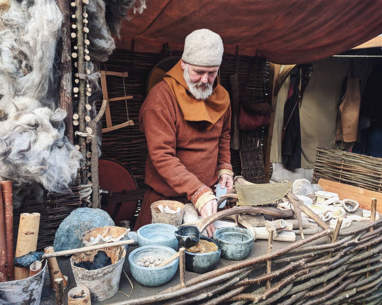 Viking warrior, portrait, battle ready, axe, sword, shield, helmet, armor, chainmail, fur, beard, mustache, long hair, angry, fierce, determined, brave, strong, warrior culture, Norse mythology, Scandinavia, 9th century, 10th century, historical reenactment, 