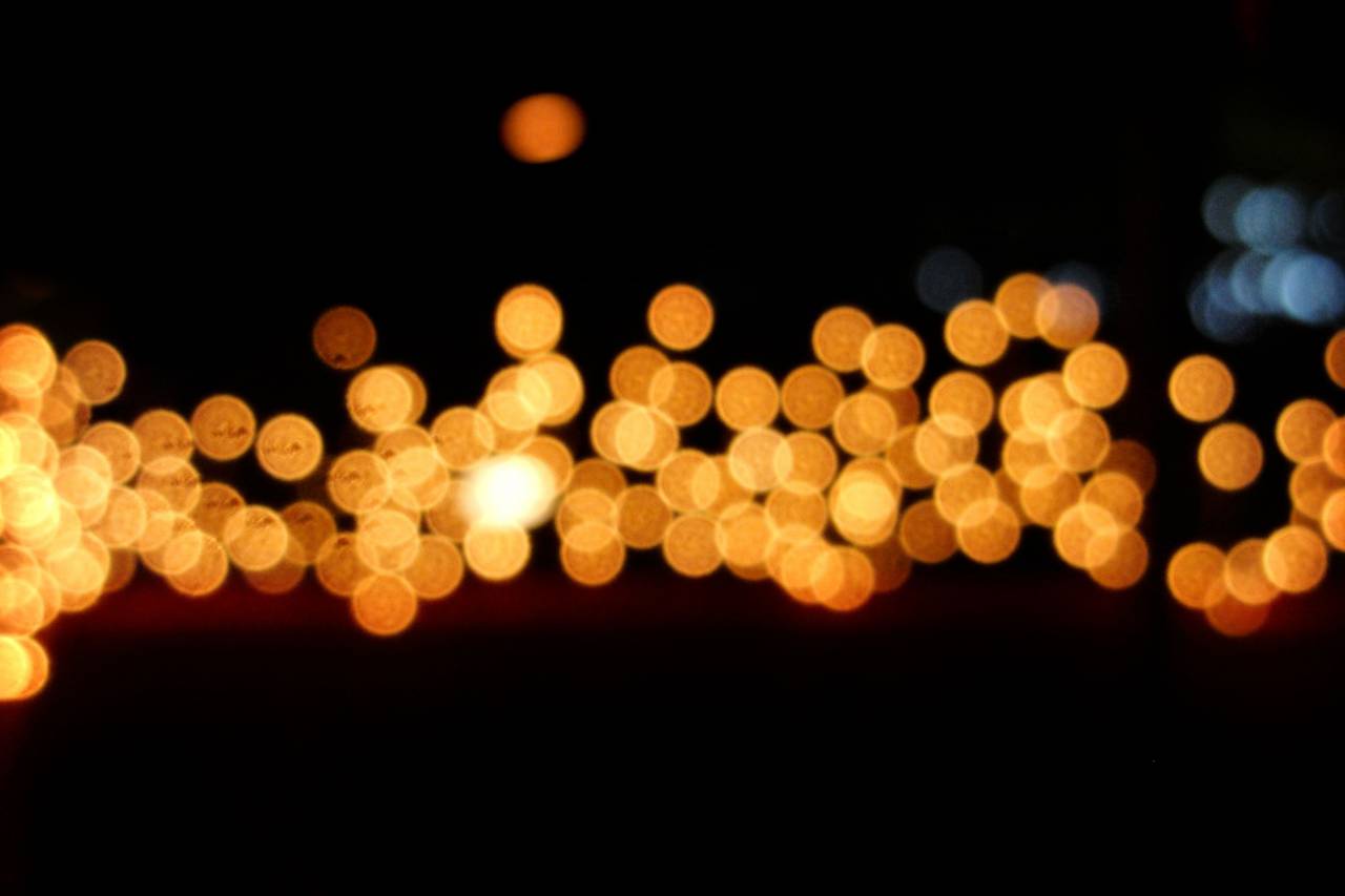 background;lights,backgrounds,defocused,abstract,night,glowing,shiny,celebration,illuminated,yellow,decoration,dark,bright,backdrop,lighting equipment,pattern,multi colored,glitter,circle,black background,vibrant color, 