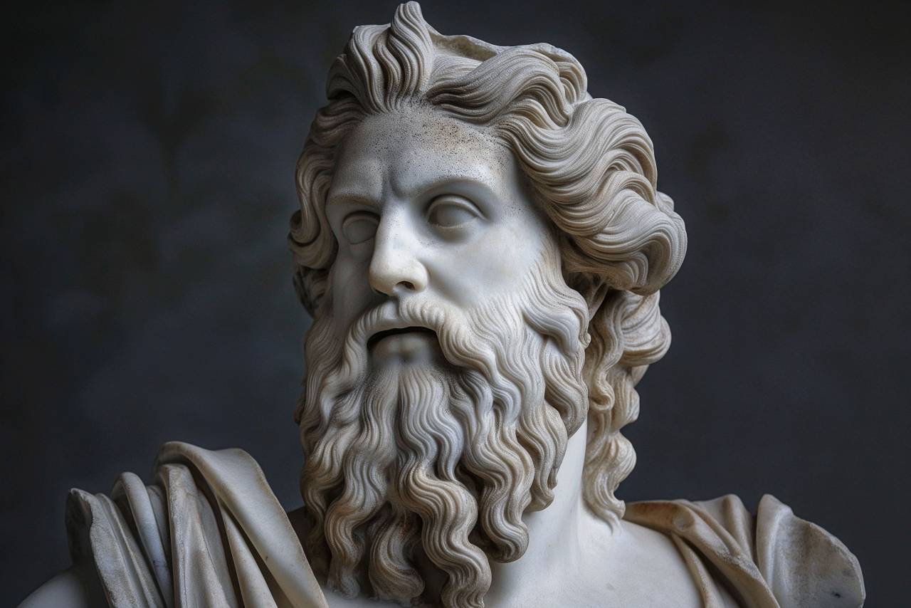 greekmythology, zeus, statue, marble, sculpture, mythology, olympus, god, ancient, history, hd wallpapers, 