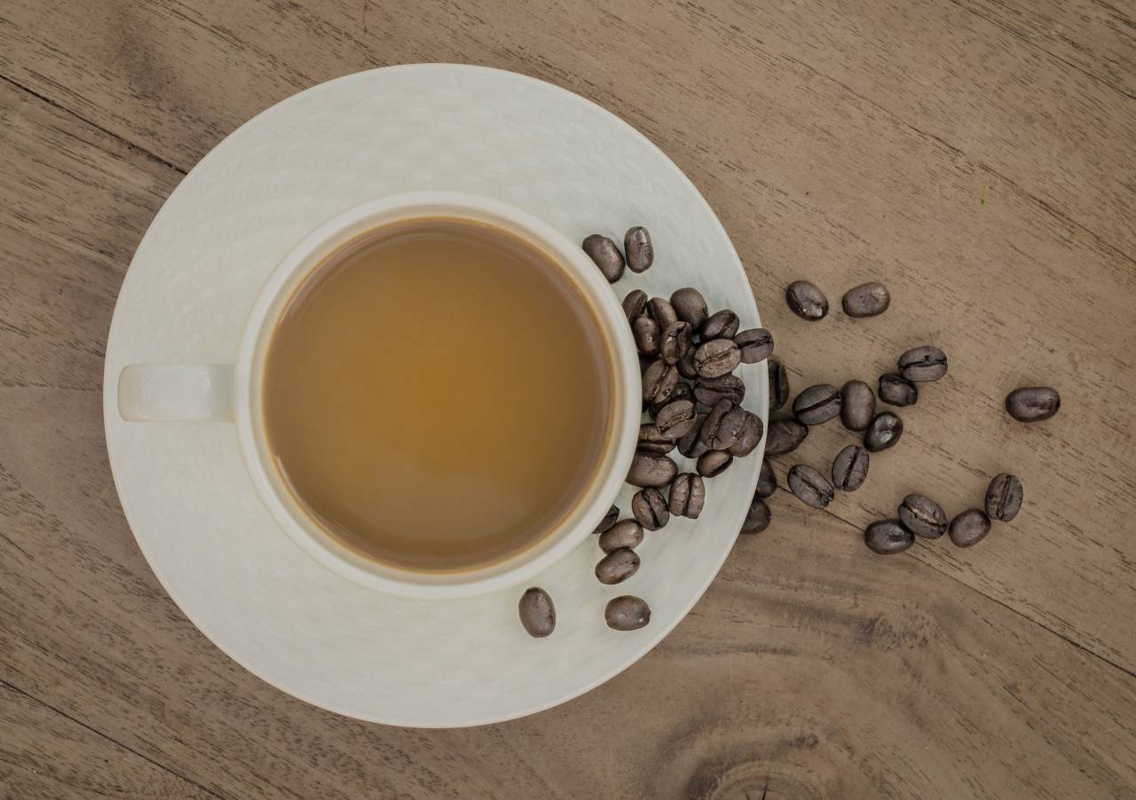 coffee, beans, cup, mug, wood, table
, 