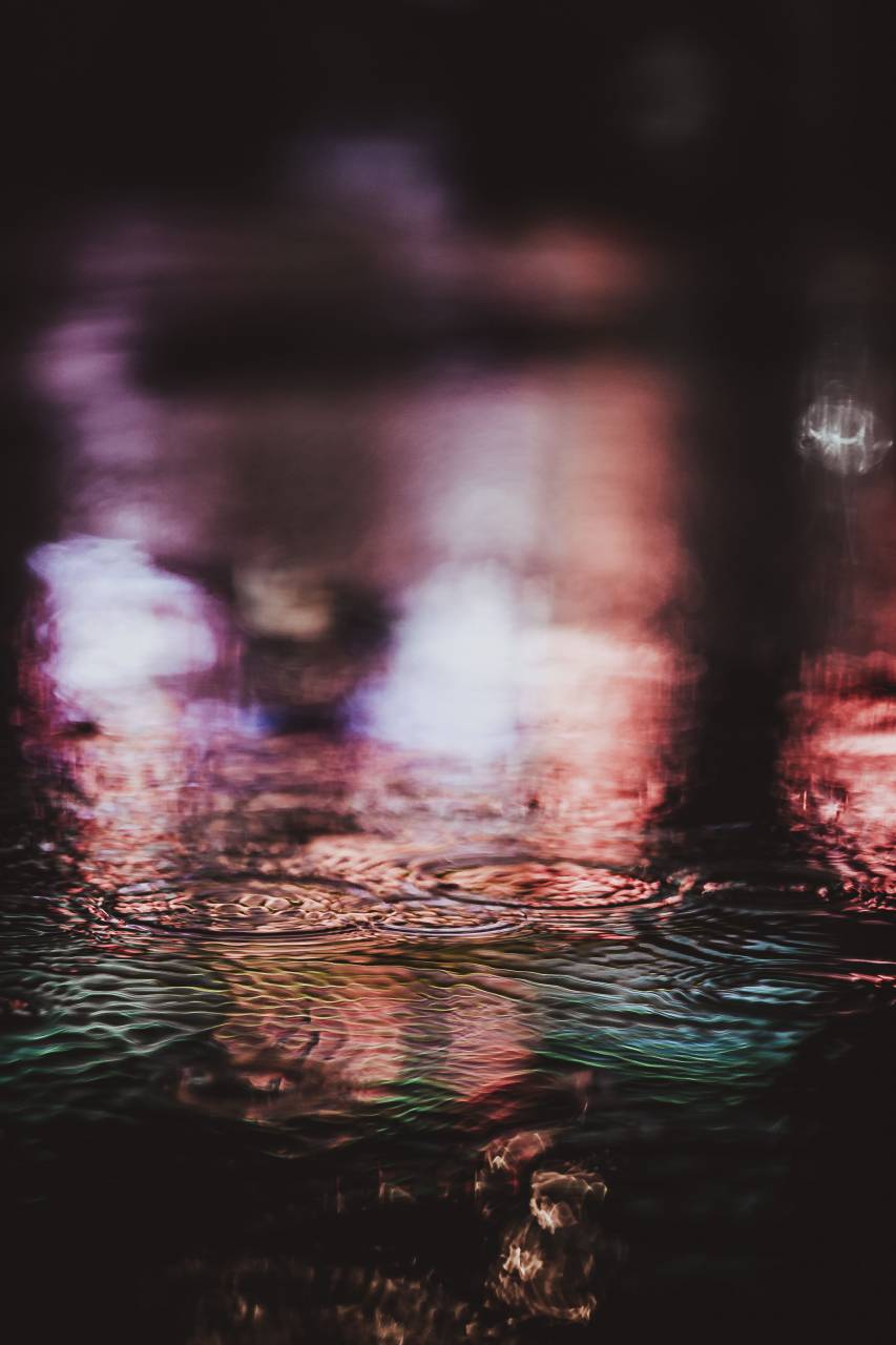 agua, oscuridad, noche, océano, mar, luces, río, lago, colores,