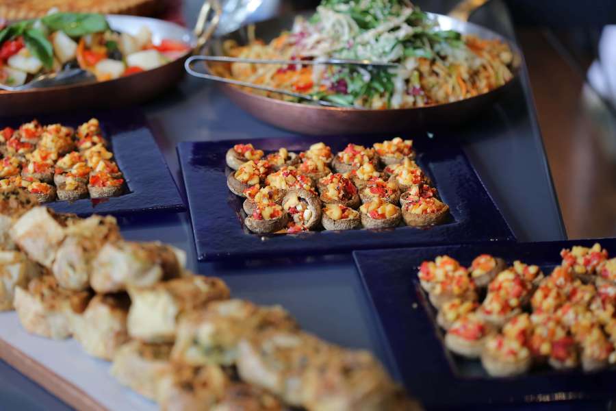 appetizer, buffet, miniature, dish, dinner 