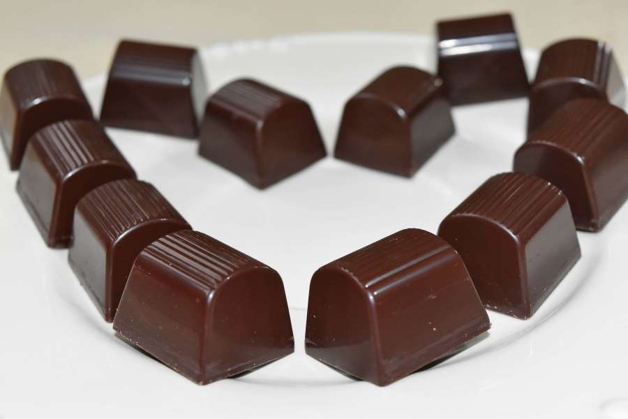 oscuro, dulce, azúcar, caramelo, chocolate con leche