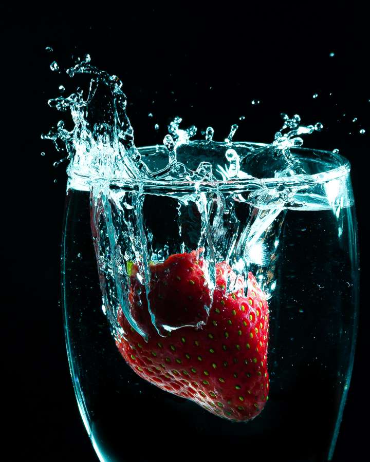 gotas de agua, agua potable, vidrio
