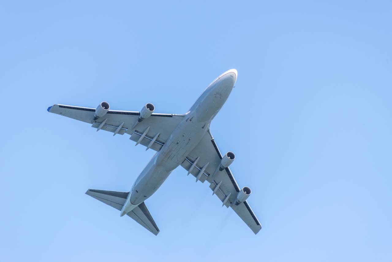Avión, volador, cielo, jet, aerolínea, avión, comercial, azul, viajes, viaje, transporte,