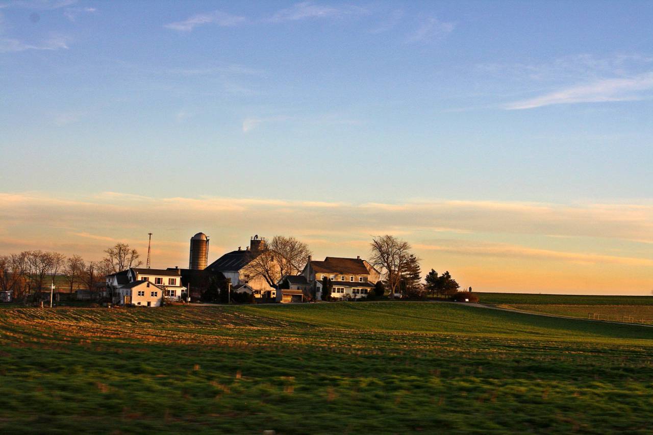 Amish, Countryside, Rural, Farm, sky, grass, fields
, 