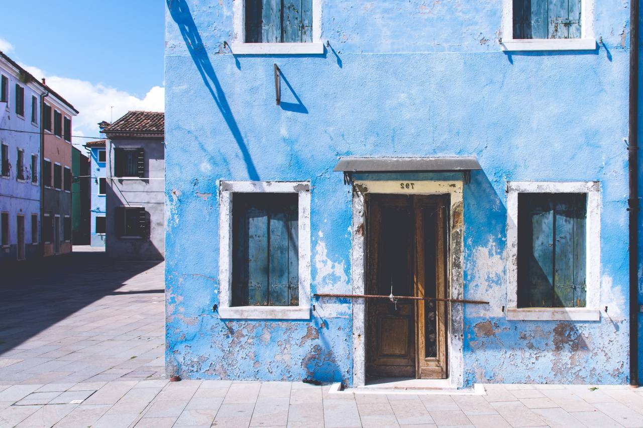 architecture, structure, blue, sky, clouds, houses, village, sunny, window, door
, 