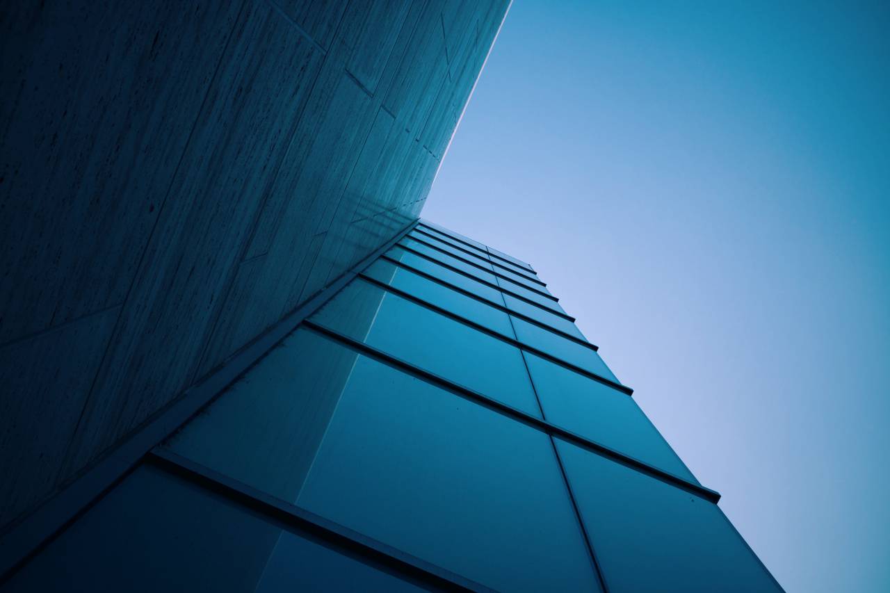 azul, arquitectura, edificio, estructura, rascacielos, cielo,
