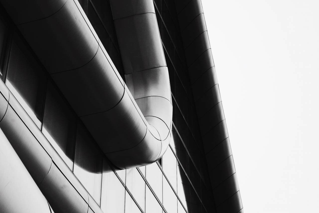 edificio, estructura, arquitectura, líneas, curvas, polígonos, moderno,
