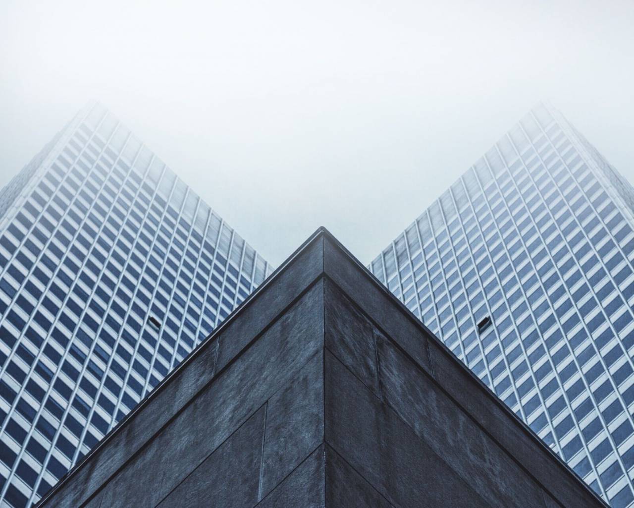 Edificios, arquitectura, ciudad, urbano, ventanas, oficina, corporativo, cielo,