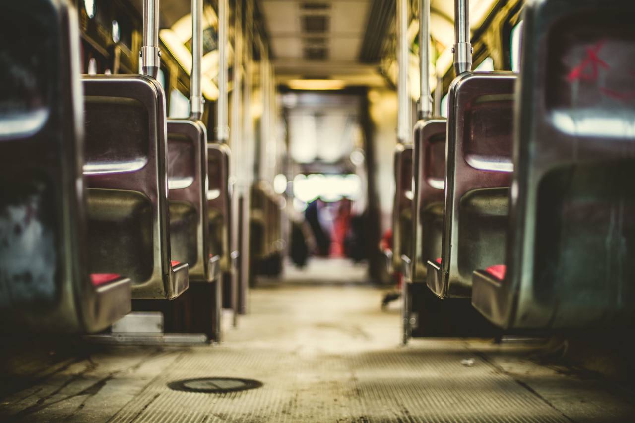 bus, seats, transportation, travel, trip, blur
, 