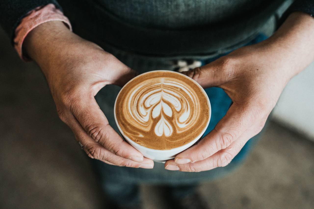 coffee, hot, drink, espresso, cup, saucer, spoon, cafe, latte, art, hand, baristas
, 